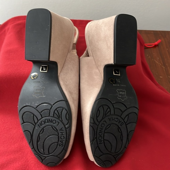 Sacha London suede sling back heels. Never worn, 3” heel, bought 1 year ago. - Picture 3 of 5